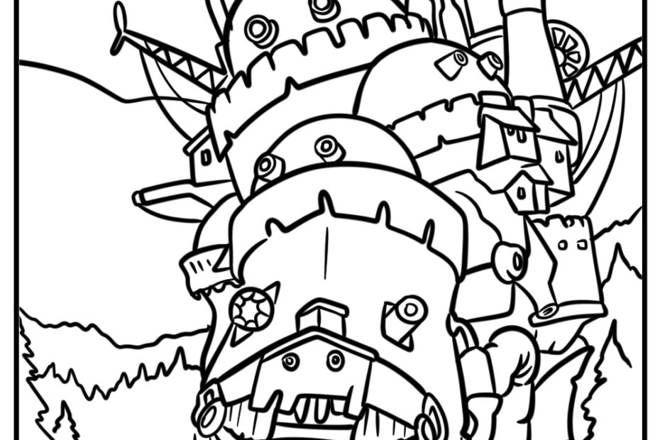 25 Studio Ghibli Coloring Pages 100 Free Printable PDFs
