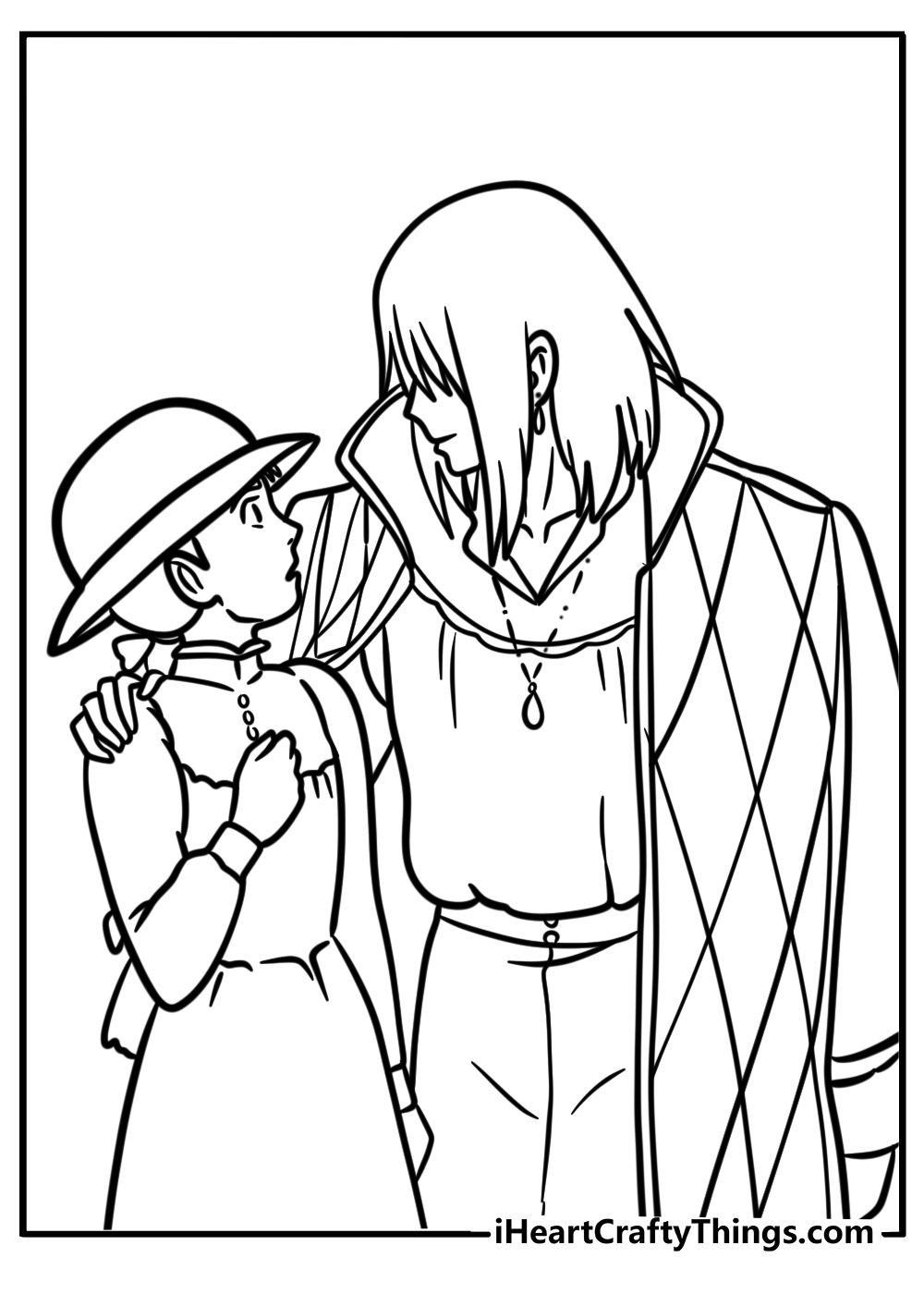 howls moving castle coloring sheets