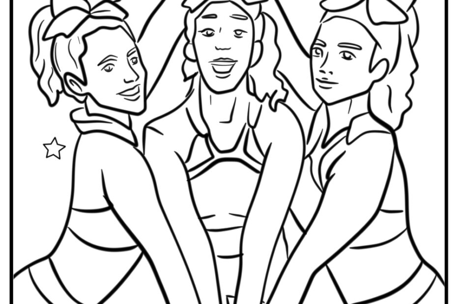 26 New Cheerleader Coloring Pages 100 Free To Print