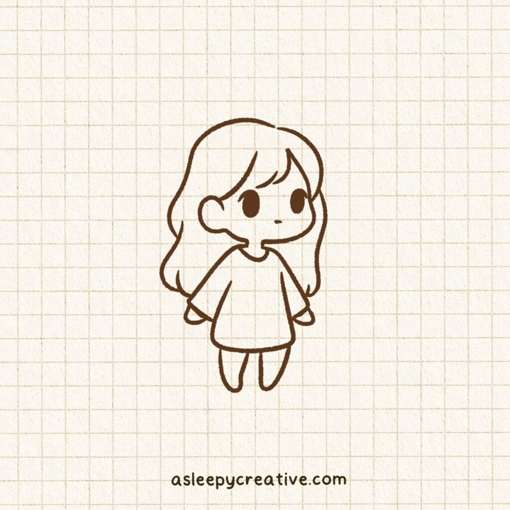 29 Cute And Easy Chibi Girl Drawing Ideas A Sleepy Creative