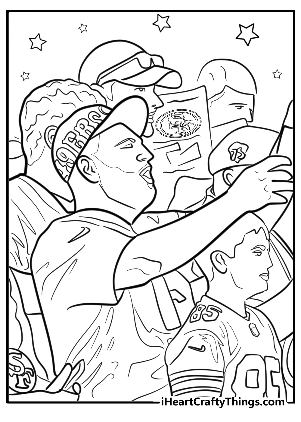 29 San Francisco 49ers Coloring Pages Free Printable PDFs 