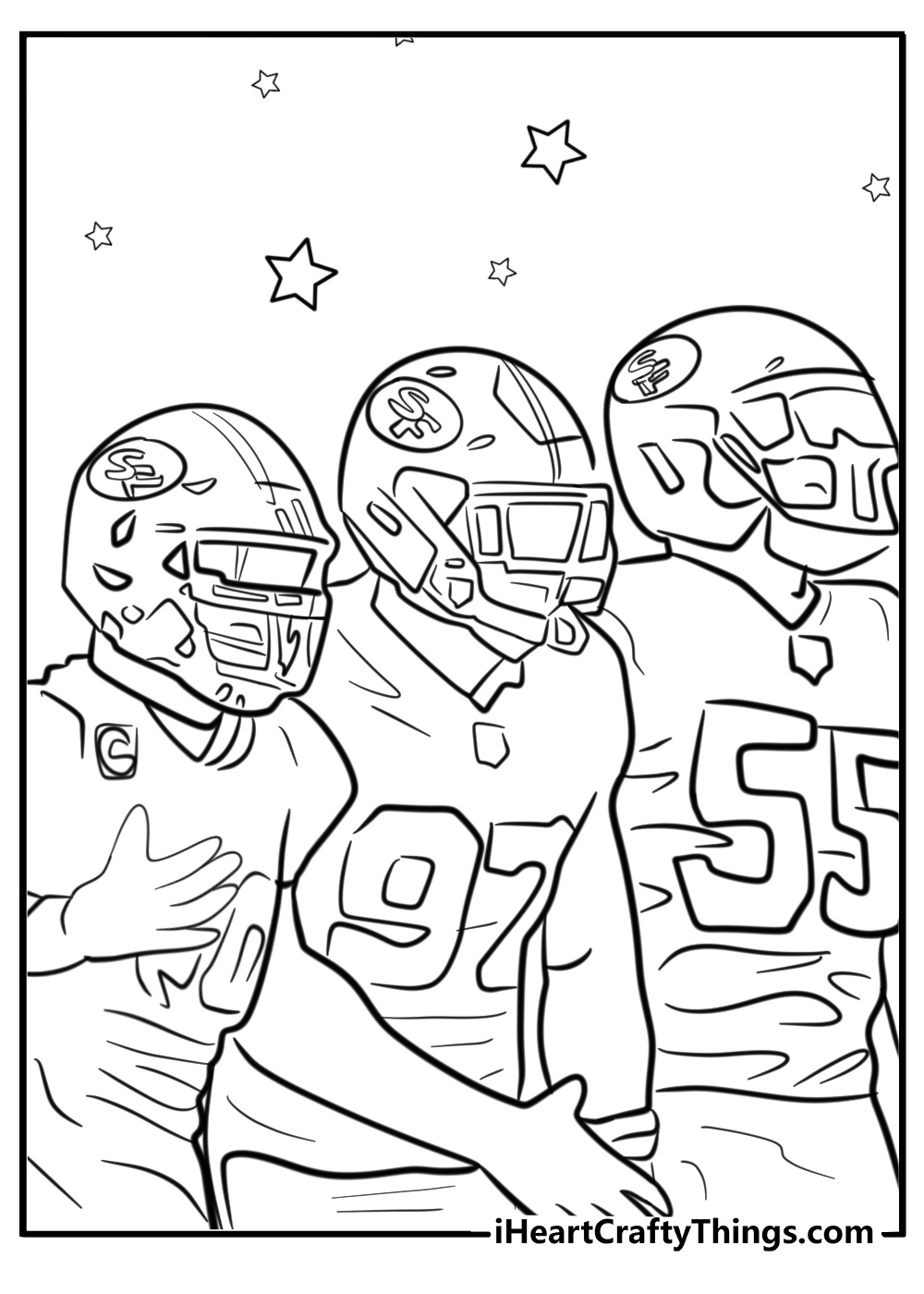 29 San Francisco 49ers Coloring Pages Free Printable PDFs 