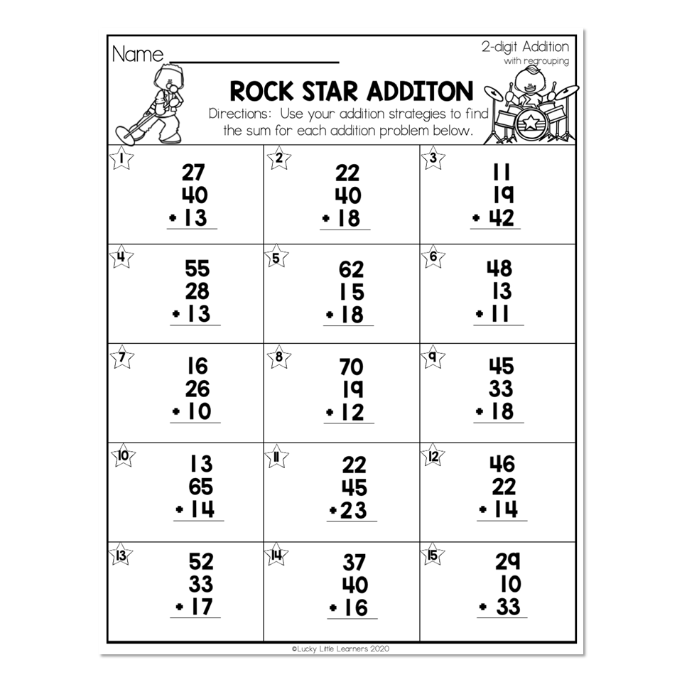 printable math sheets for 2nd graders
