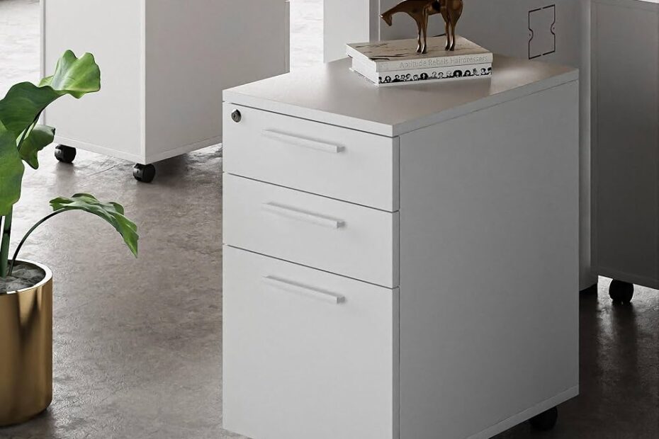 3 Drawer Office Filing Storage Cabinet With Lock Drawer Amazon in Home U0026 Kitchen