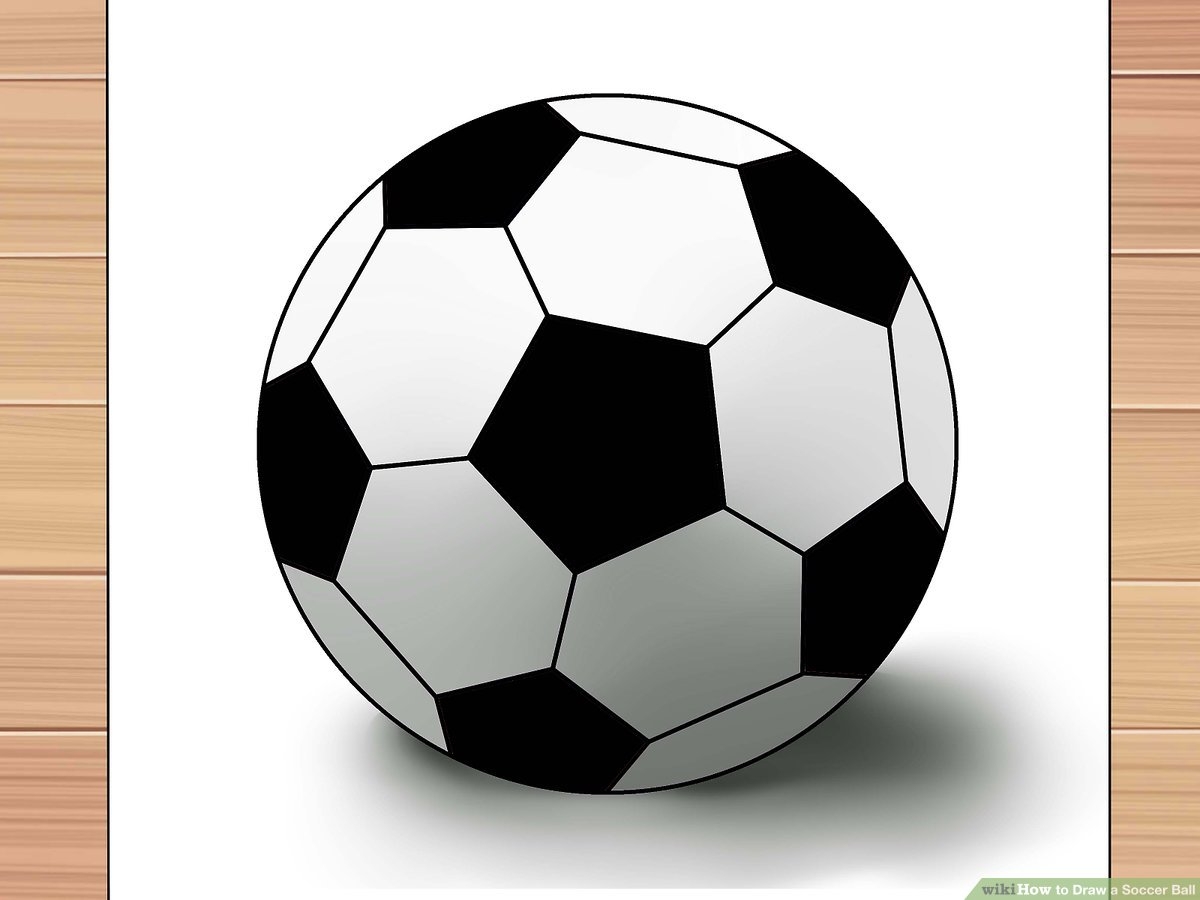 3 Ways To Draw A Soccer Ball WikiHow