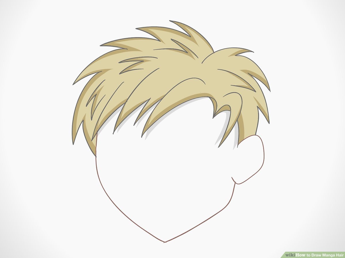 3 Ways To Draw Manga Hair WikiHow Fun
