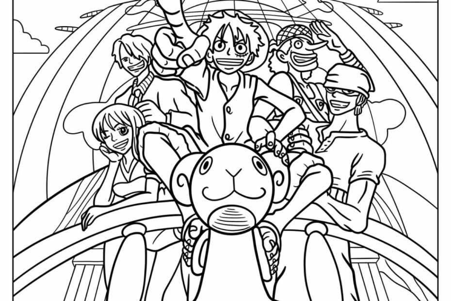30 One Piece Coloring Pages Free PDF Printables