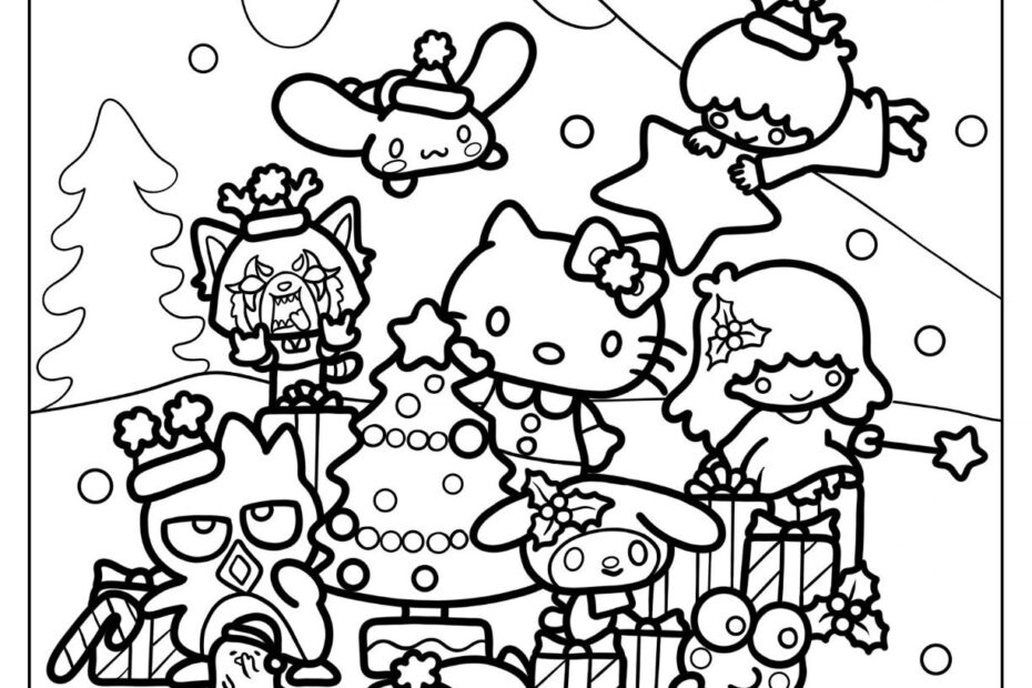 30 Sanrio Coloring Pages Free PDF Printables