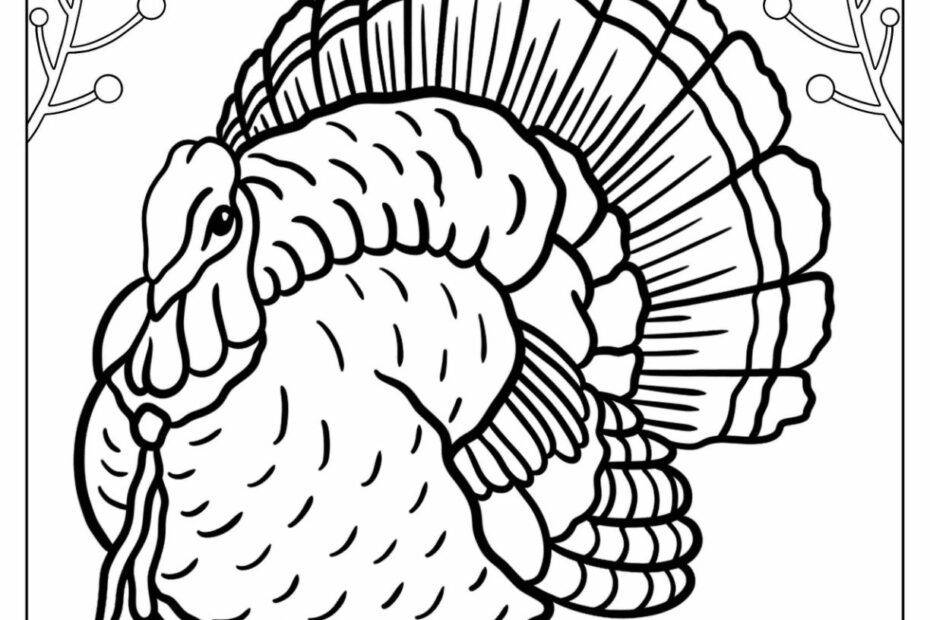 32 Turkey Coloring Pages Free PDF Printables