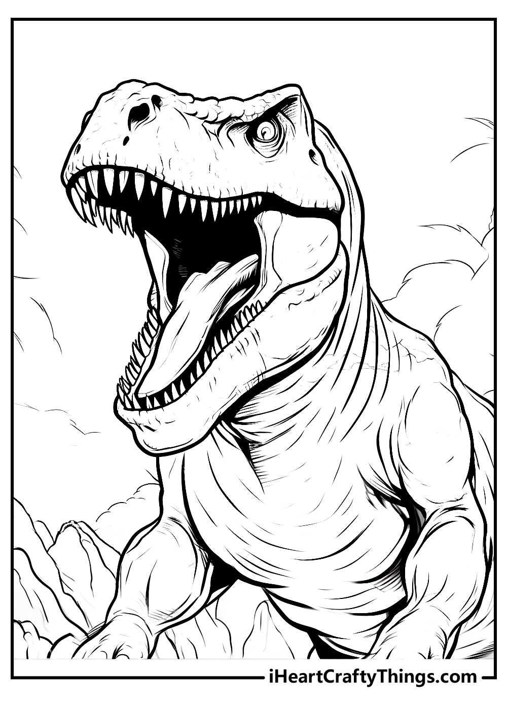 32 Tyrannosaurus Coloring Pages 100 Free Printables 