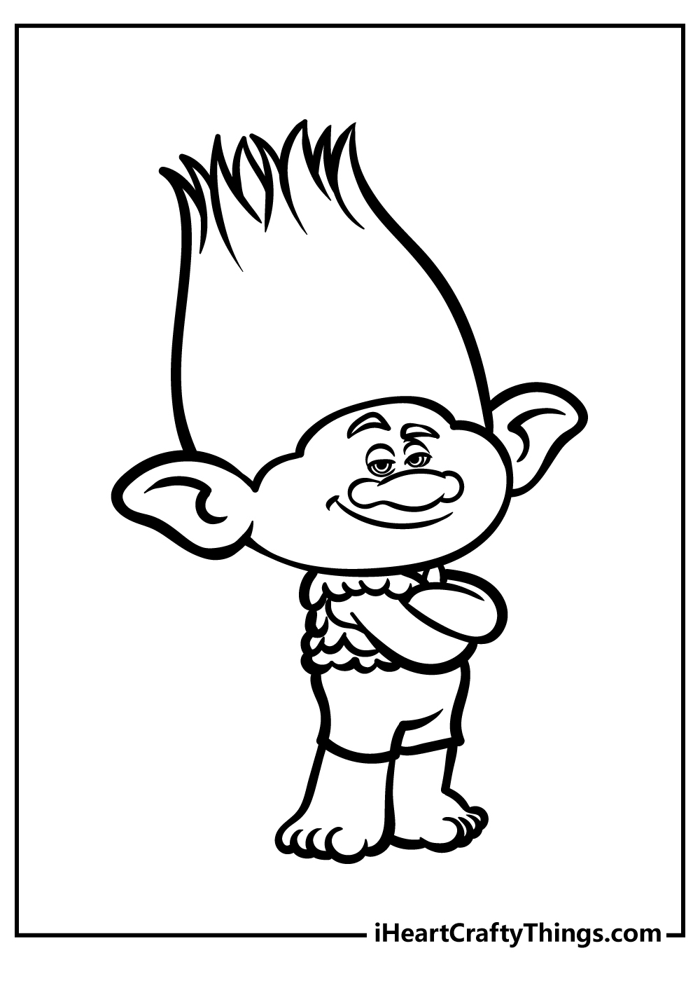 trolls coloring pages printable