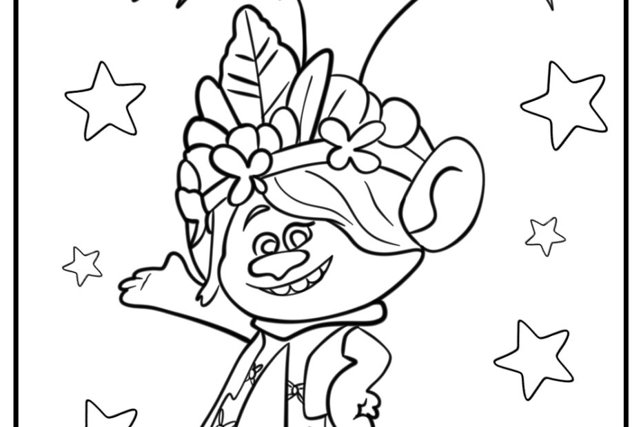 35 Trolls Coloring Pages 100 Free Printables
