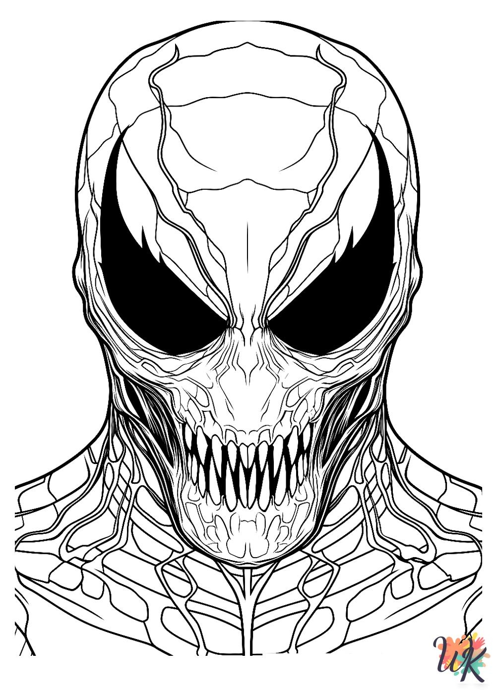 35 Venom Coloring Pages Unleash Your Creative Side