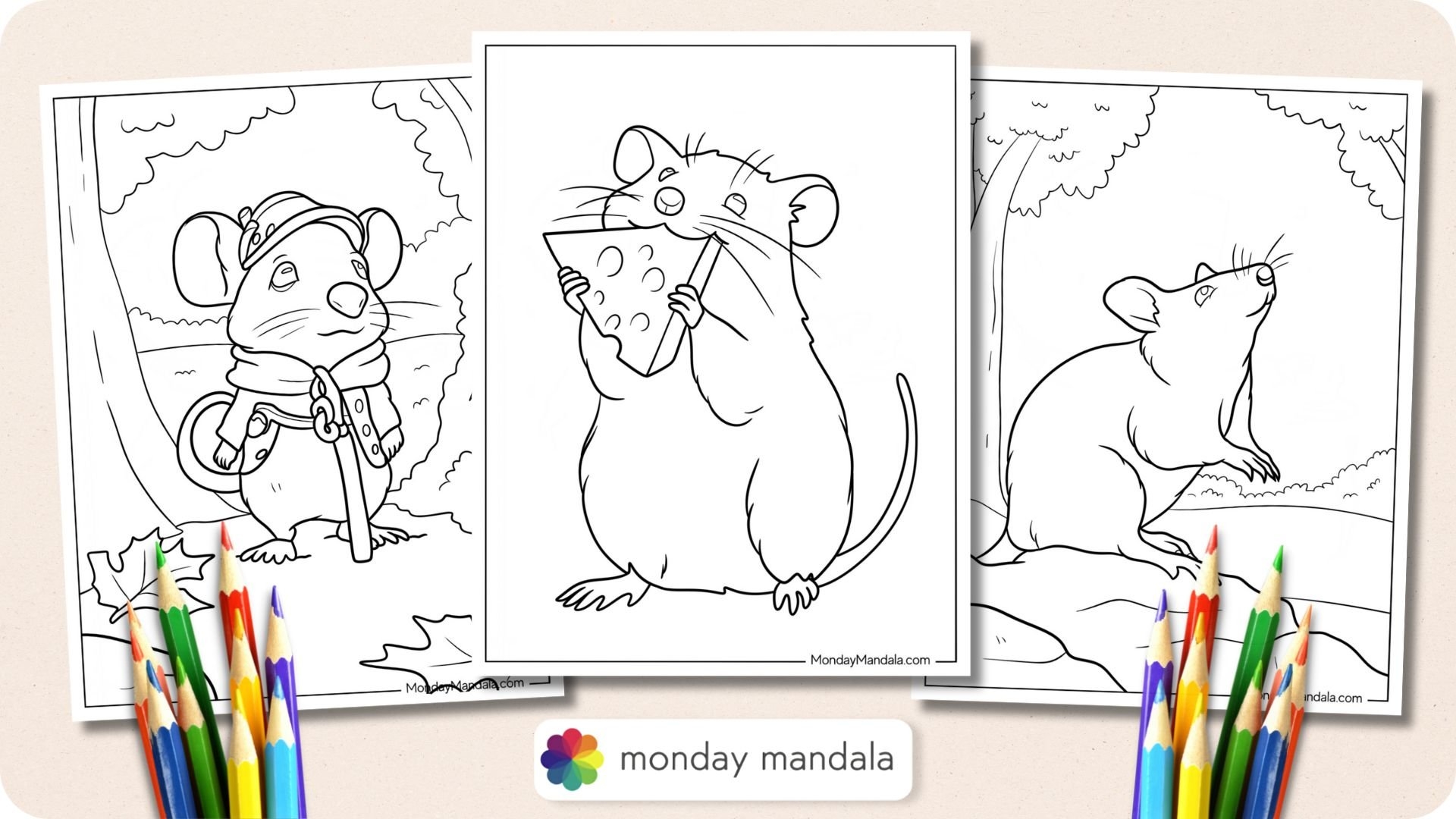 38 Rat Coloring Pages Free PDF Printables 