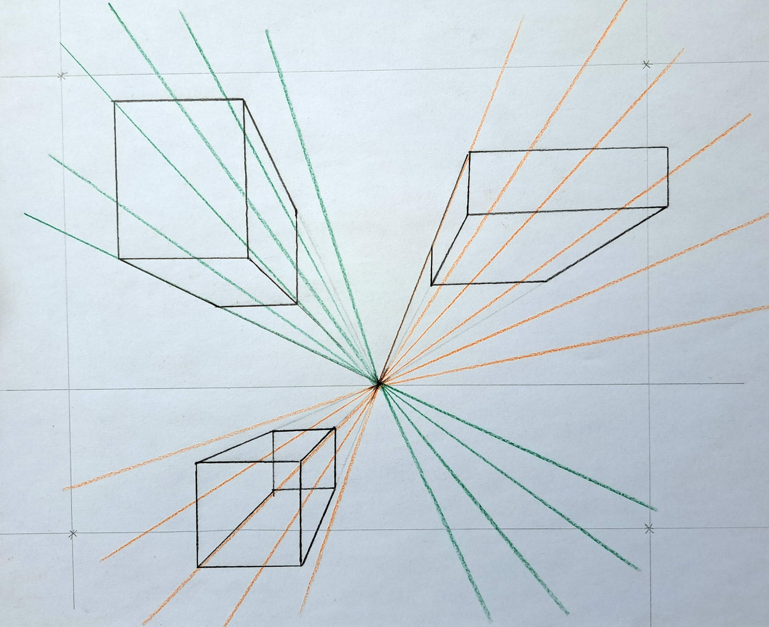 4 Easy Steps For One Point Perspective Drawing Muus Art