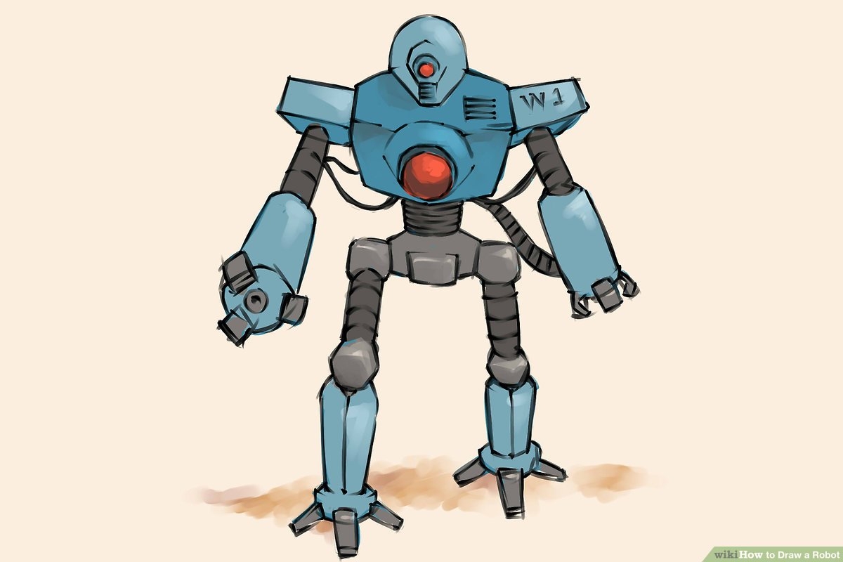4 Ways To Draw A Robot WikiHow