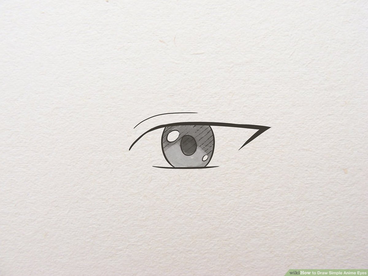 4 Ways To Draw Simple Anime Eyes WikiHow