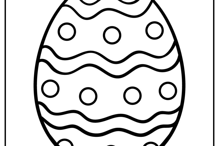 40 Easter Egg Coloring Pages 100 Free Printables