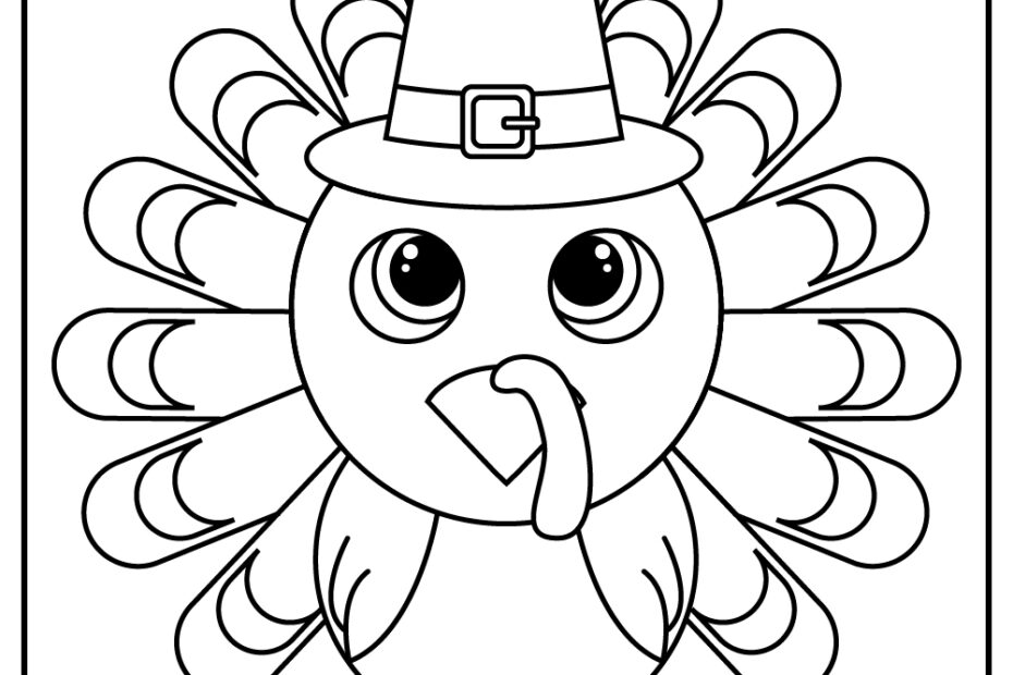 40 Turkey Coloring Pages Free Printables For Thanksgiving