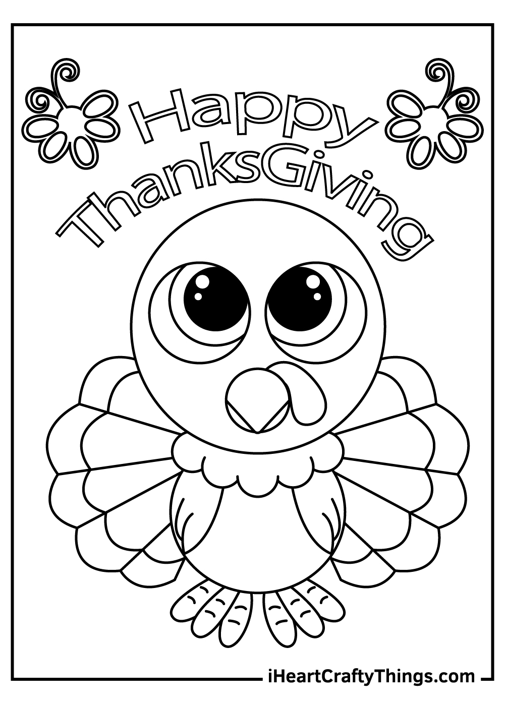 printable turkeys to color