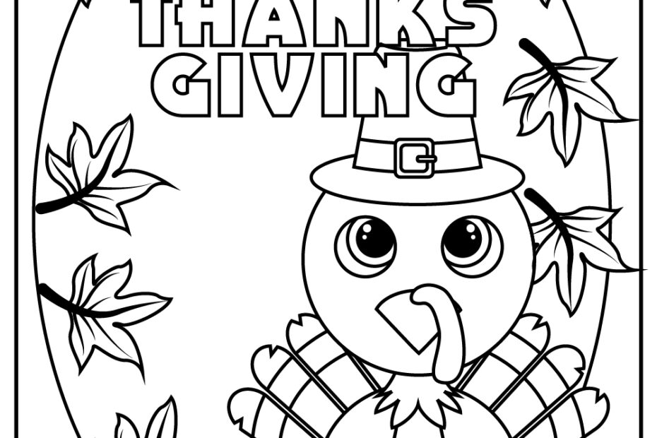 40 Turkey Coloring Pages Free Printables For Thanksgiving
