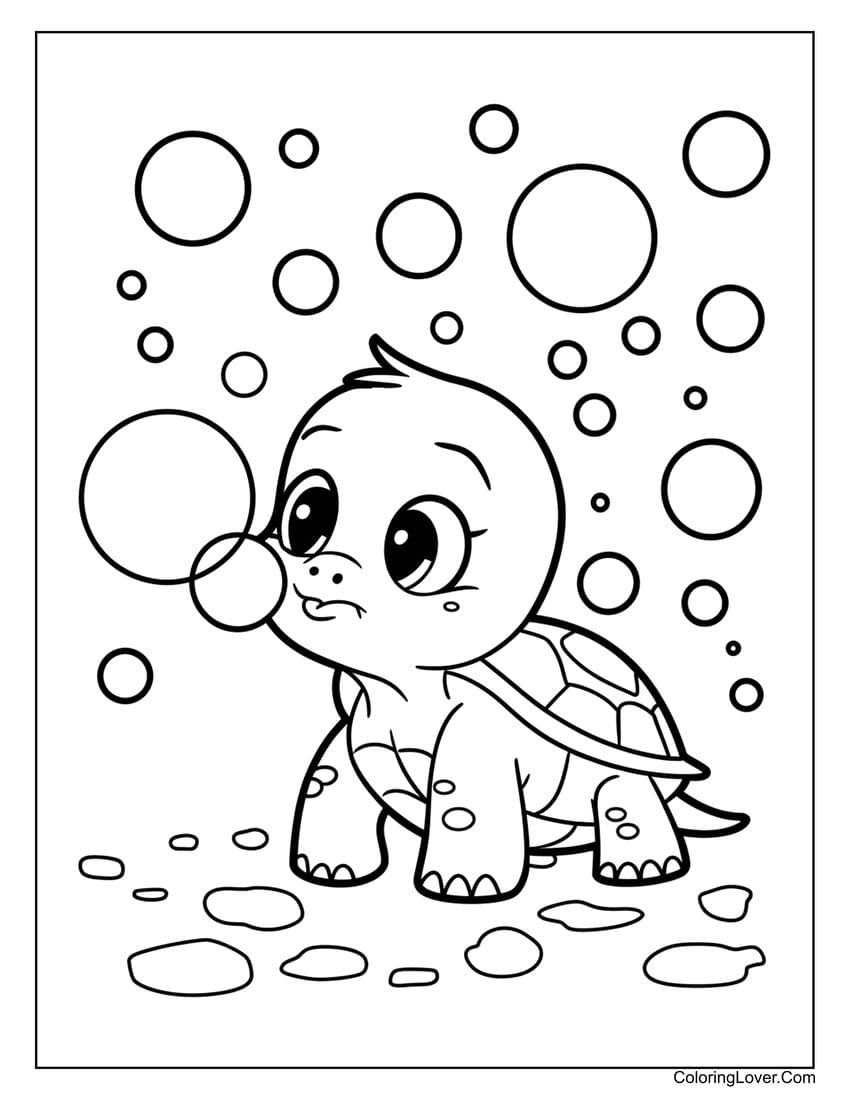 turtle coloring sheets