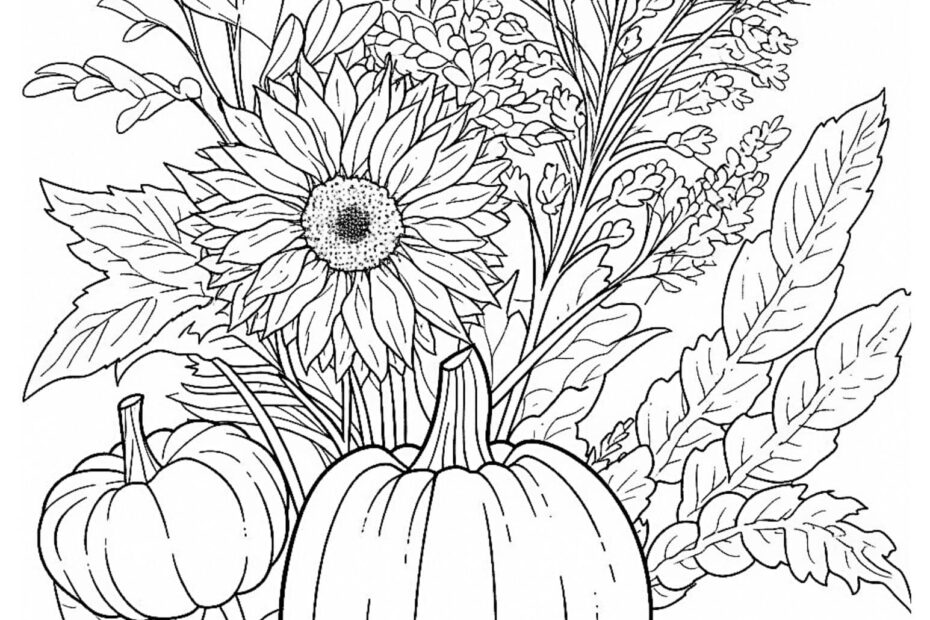 47 Fall Coloring Pages For Both Kids And Adults Our Mindful Life