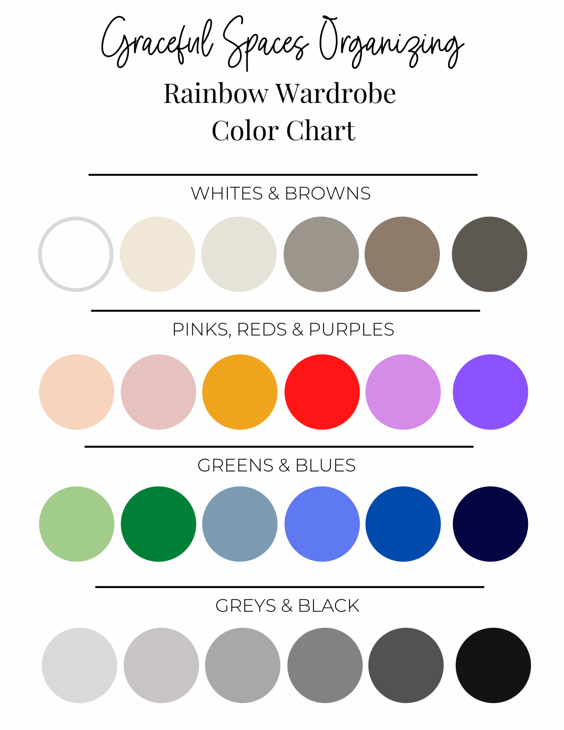 5 Steps To A Rainbow Wardrobe