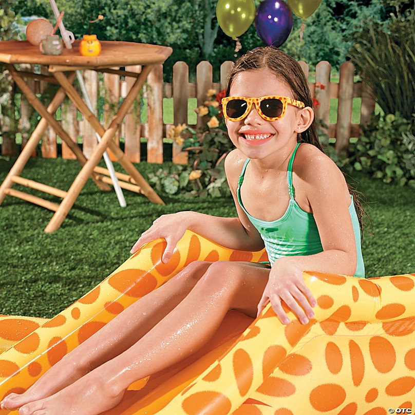 5 X 4 3 4 Kids Wild Animal Print Style Sunglasses 12 Pc 