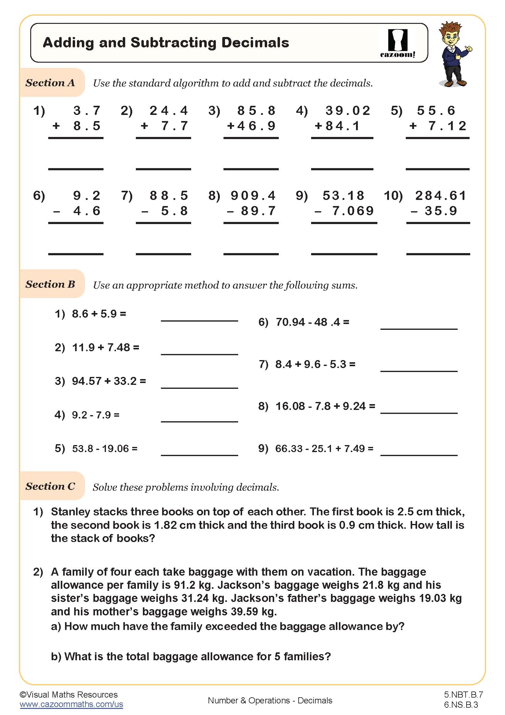 printable math sheets for 5th graders