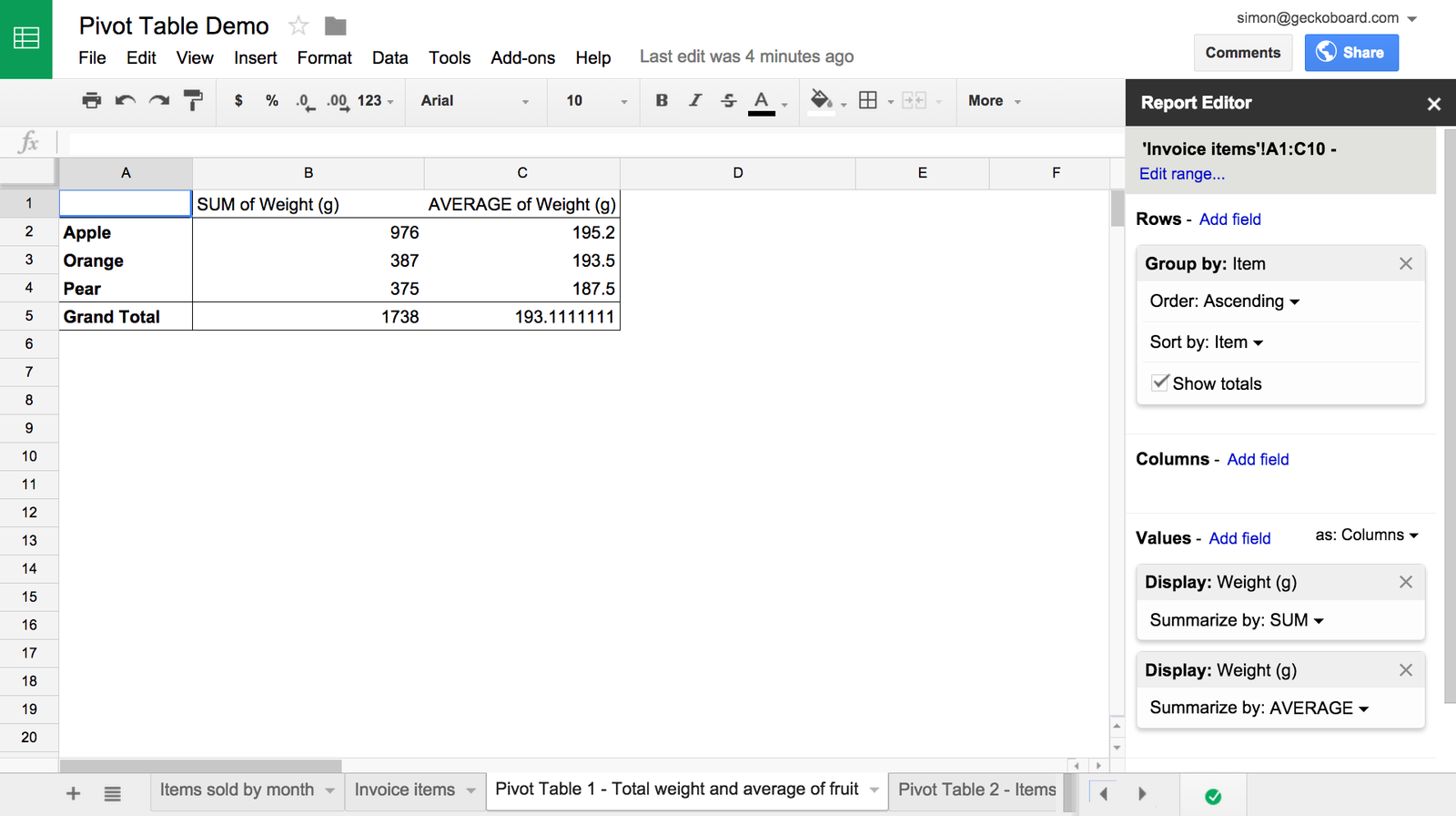 how can i past a math formula in google sheets