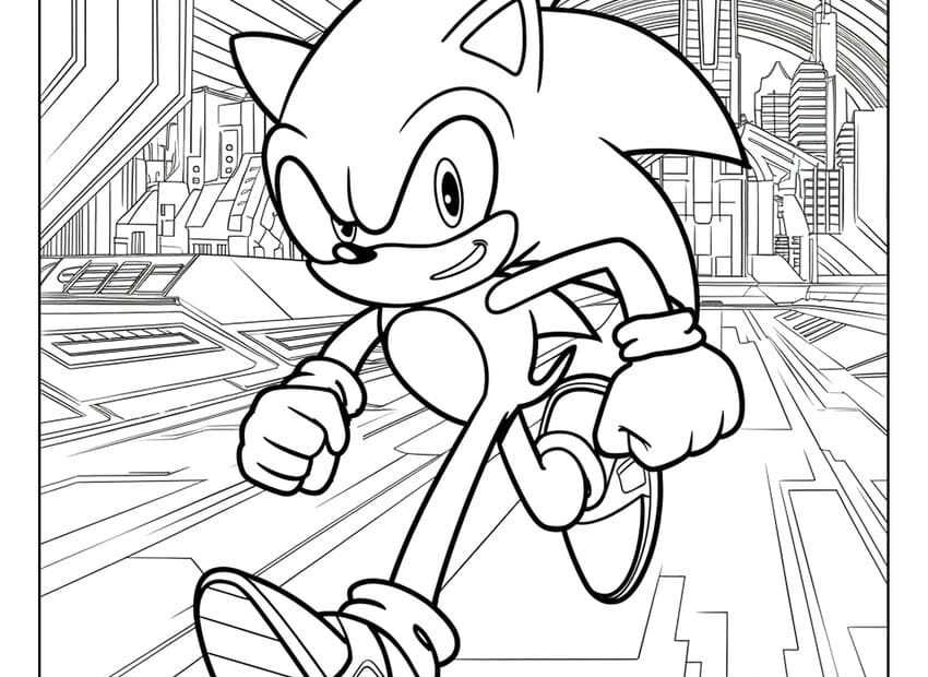 64 Sonic Coloring Pages Free Printables For All Ages