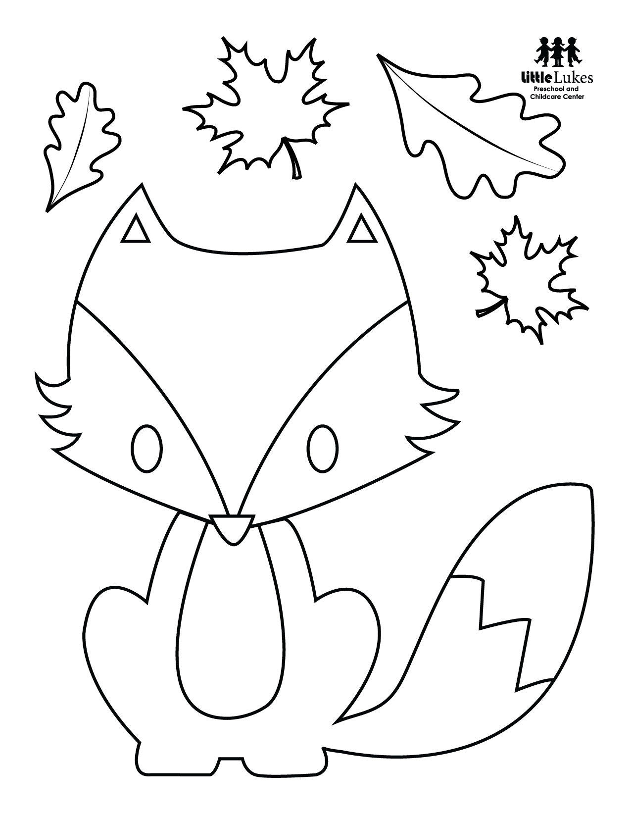 free preschool fall coloring pages
