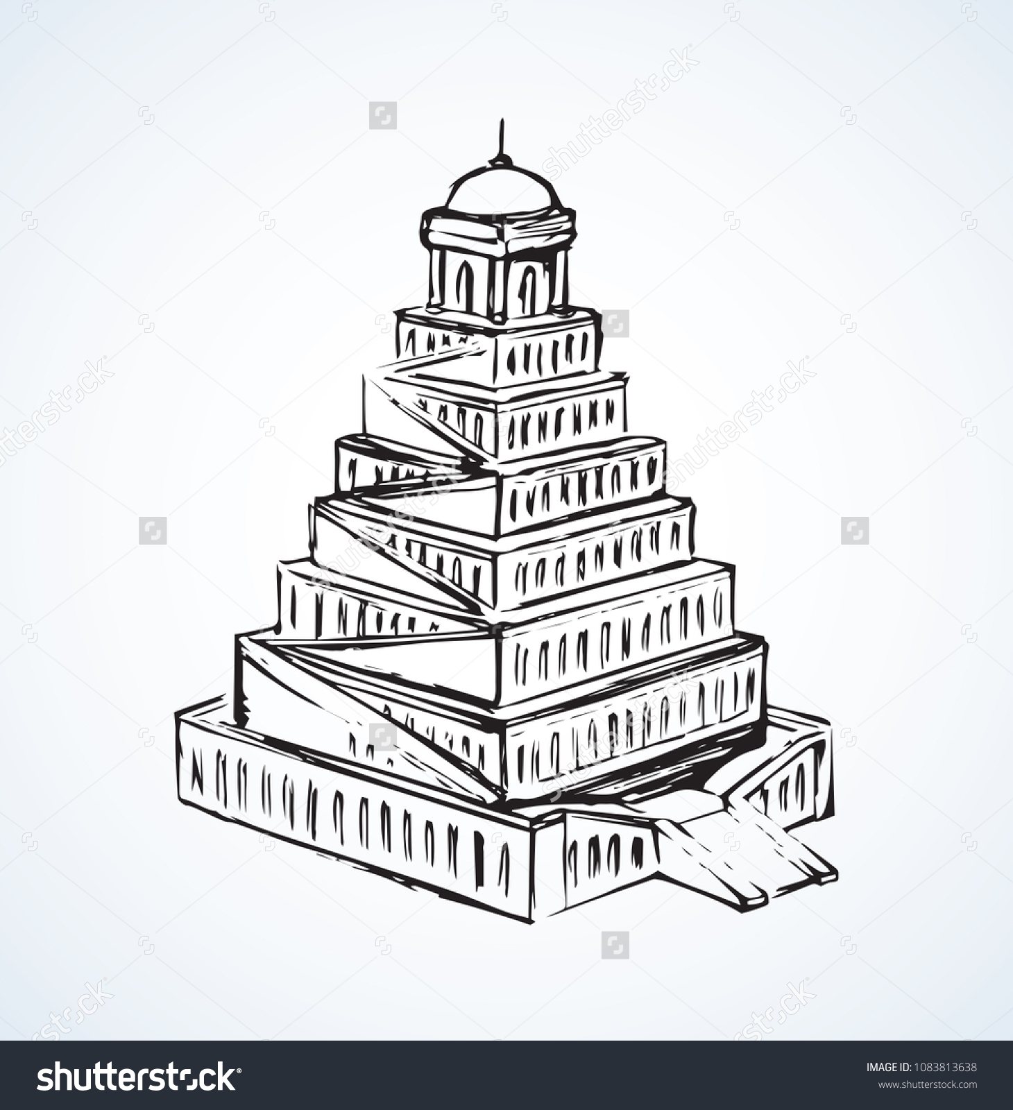 tower of babel easy drawing