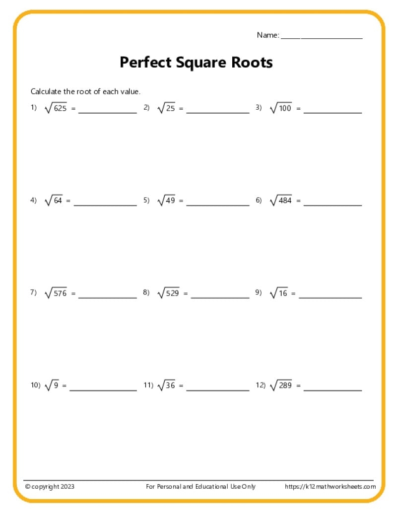 7th Grade Algebra Worksheets