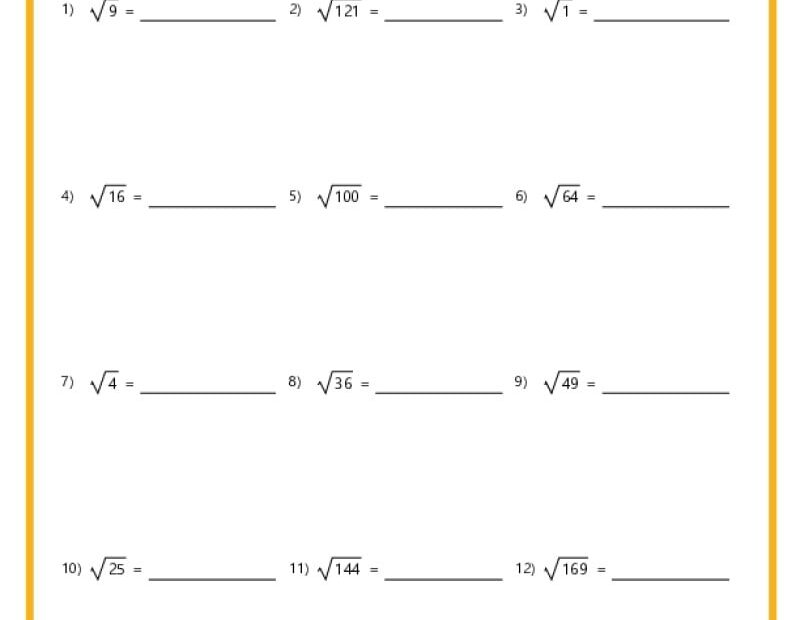 7th Grade Math Worksheets