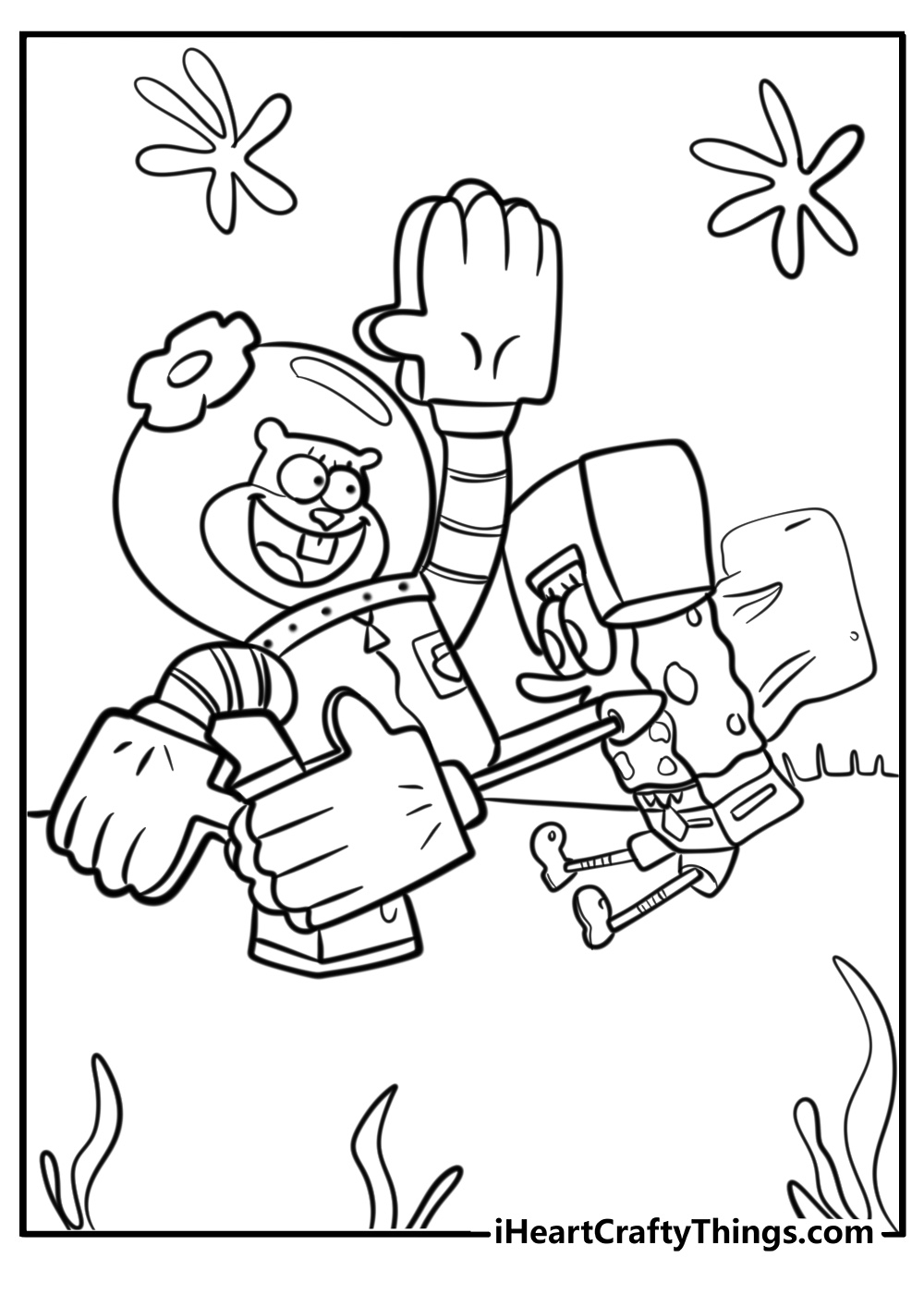 spongebob coloring sheets printable