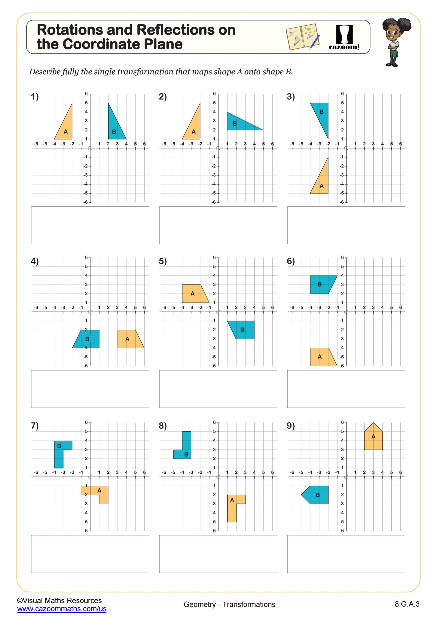 practise worksheets for math