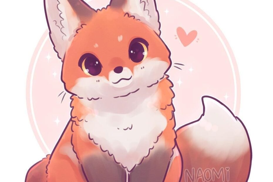 9 Cute Fox Drawings Ideas Cute Drawings Kawaii Drawings Cute Animal Drawings