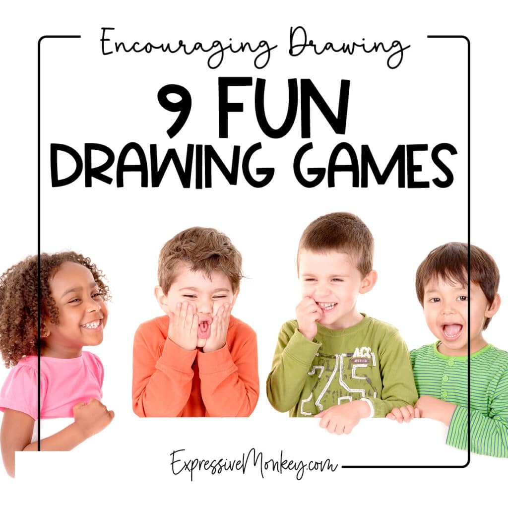 9 Fun Drawing Games For Kids Expressive Monkey