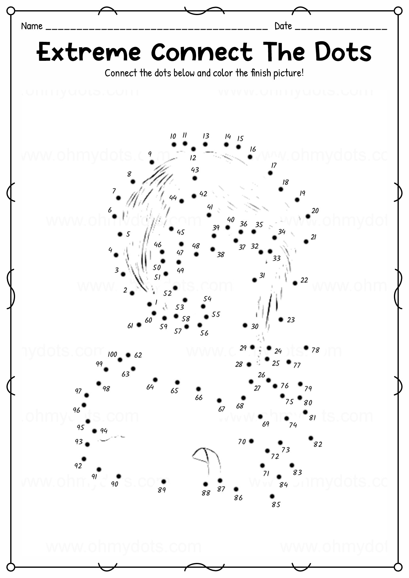 dot to dot printables pdf