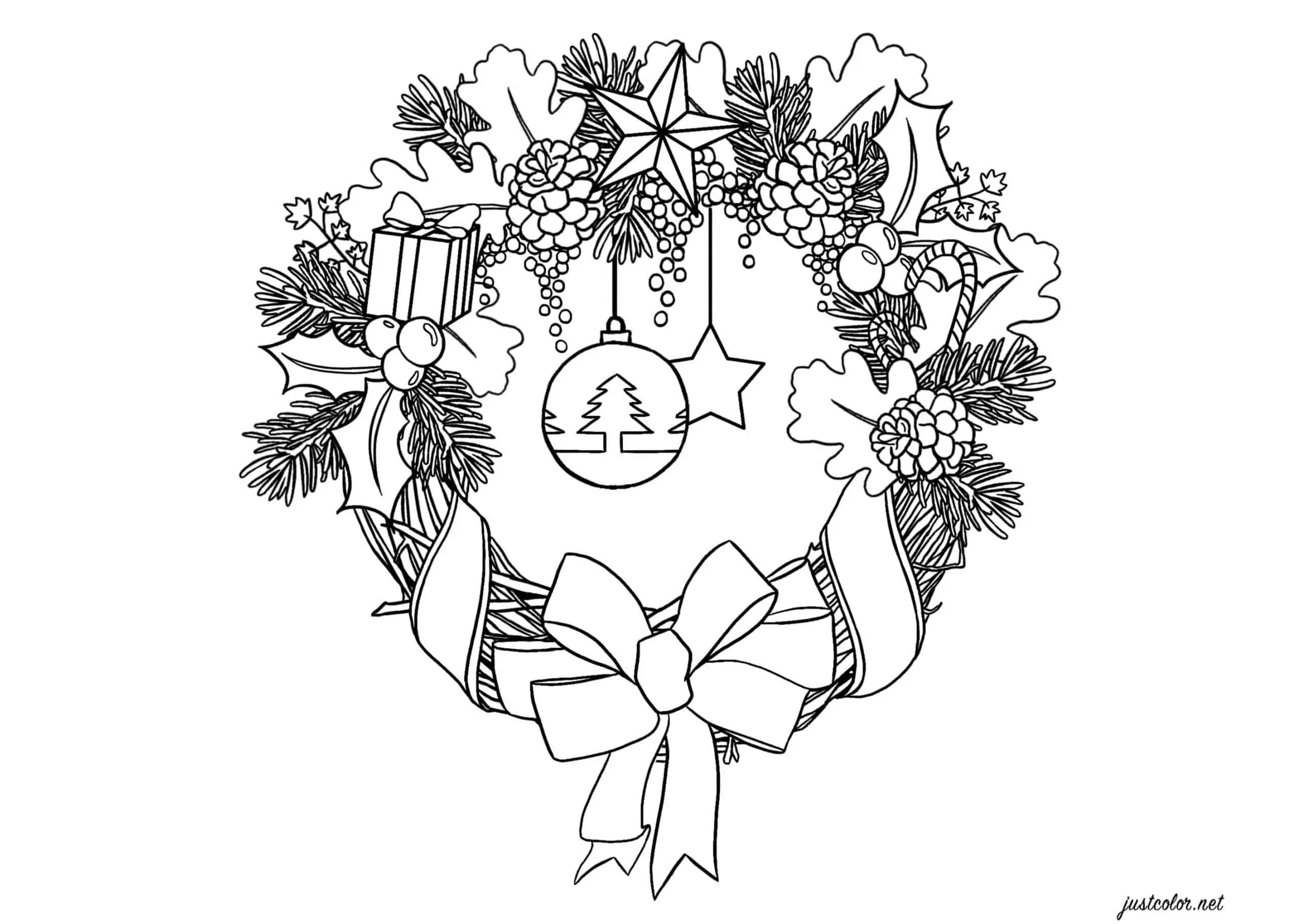 97 Free Adult Christmas Coloring Pages Printables Artsy Pretty Plants