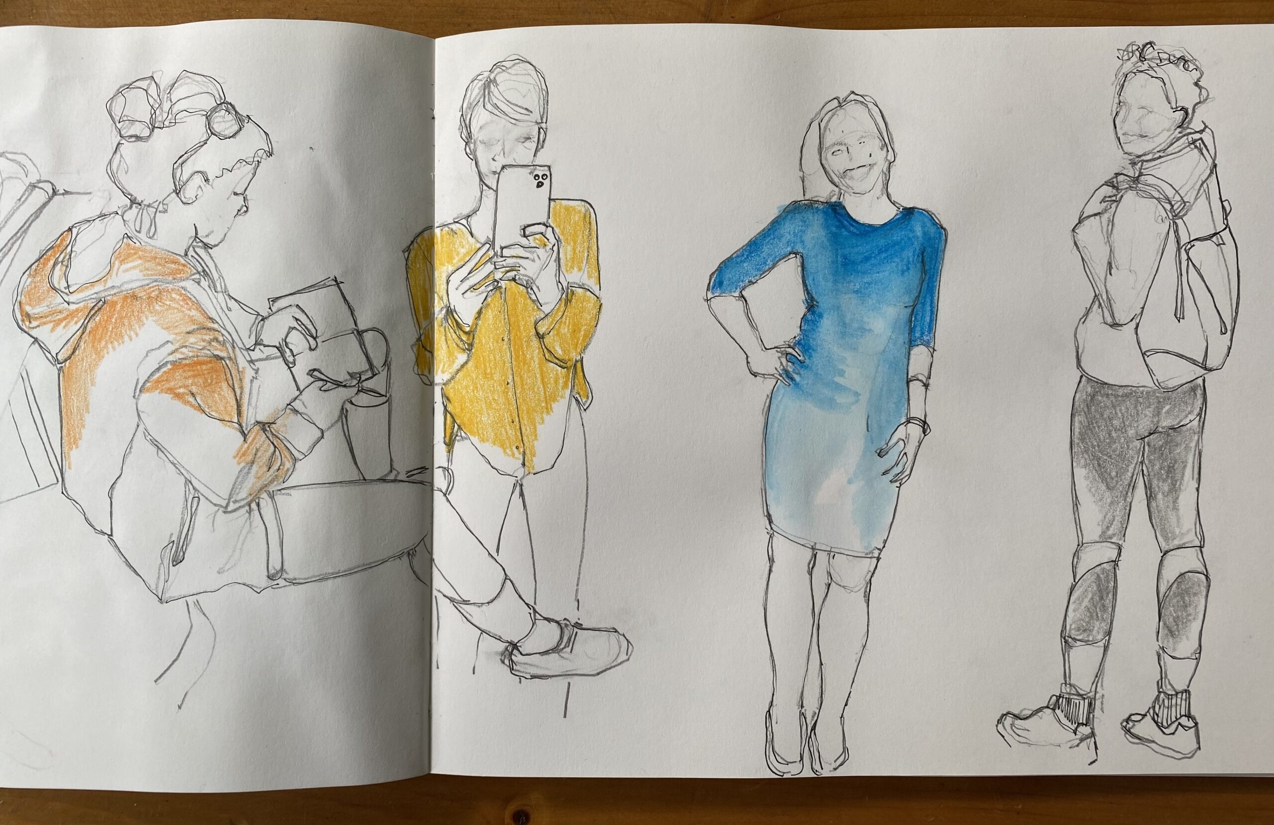 A Guide To How To Draw A Human Figure Emily s Notebook