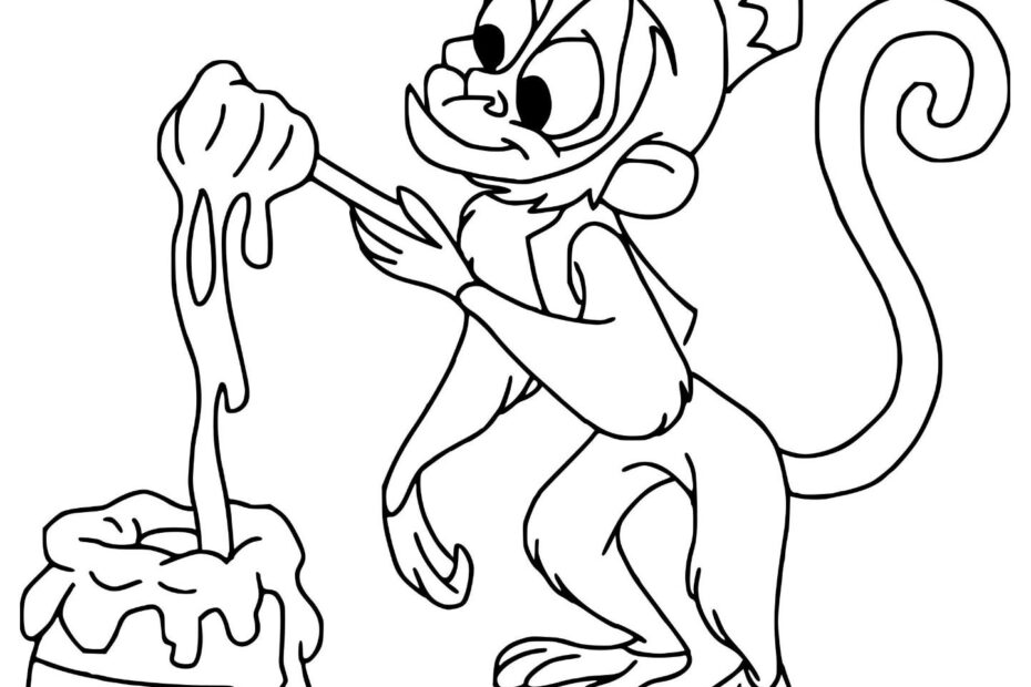 Abu Aladdin Coloring Pages