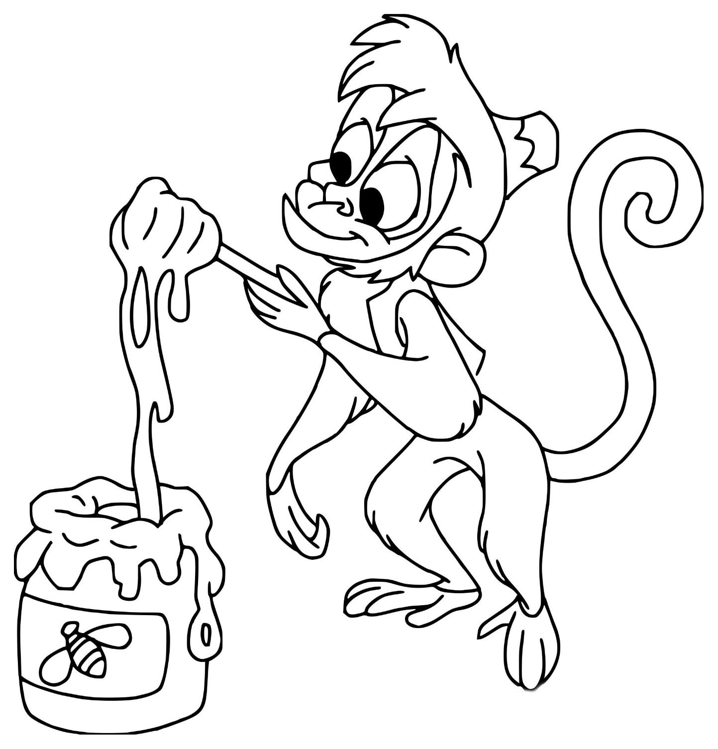 Abu Aladdin Coloring Pages
