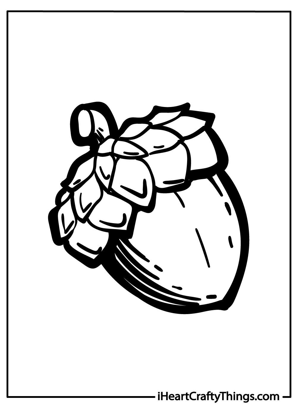 acorn coloring pages pdf