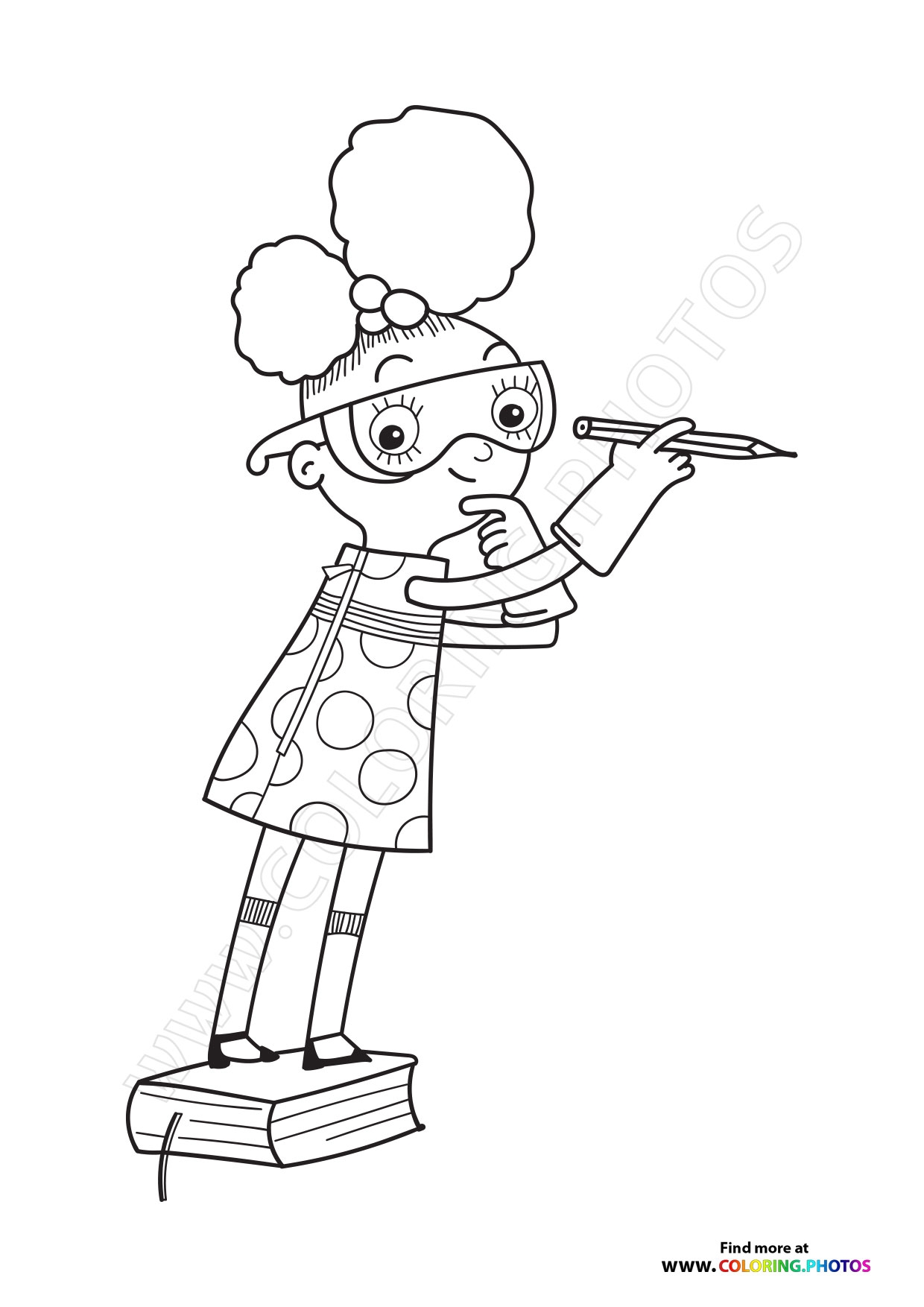 scientist coloring sheet