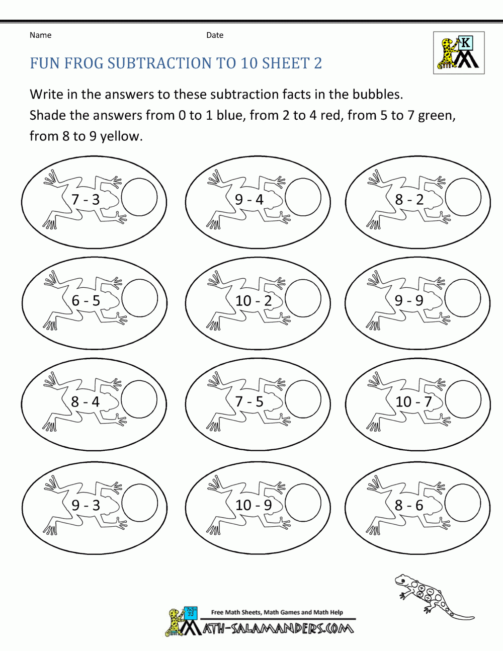 2nd grade math coloring sheets