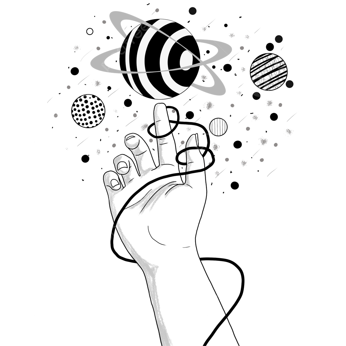 planet drawings