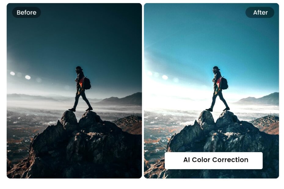AI Photo Color Correction Make Photo Color Correct Online Fotor